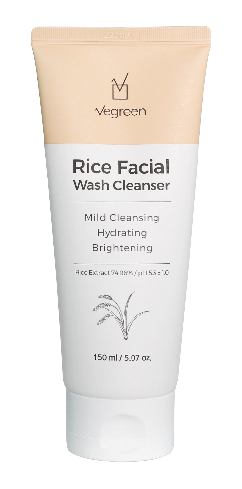 VEGREEN Rice Facial Wash Cleanser