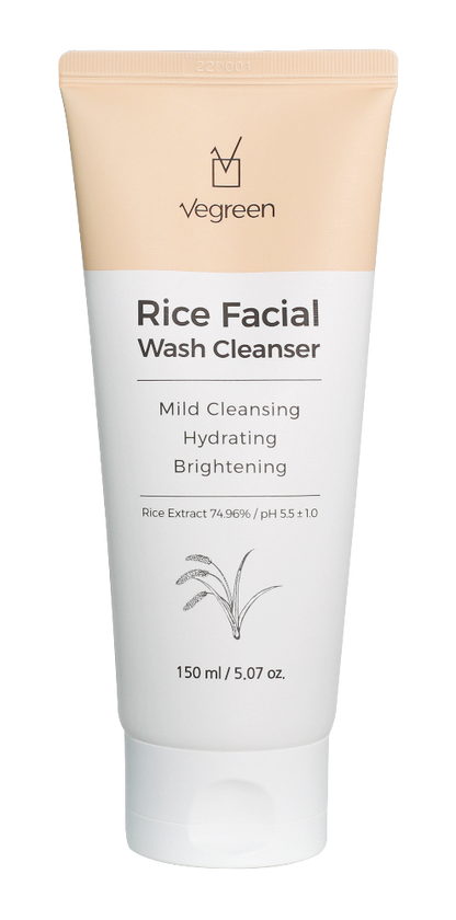 VEGREEN Rice Facial Wash Cleanser