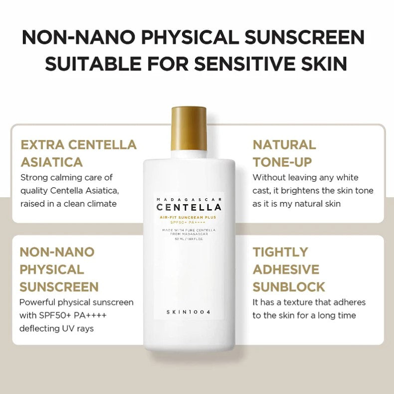 SKIN1004 Madagascar Centella Air-fit Suncream Plus